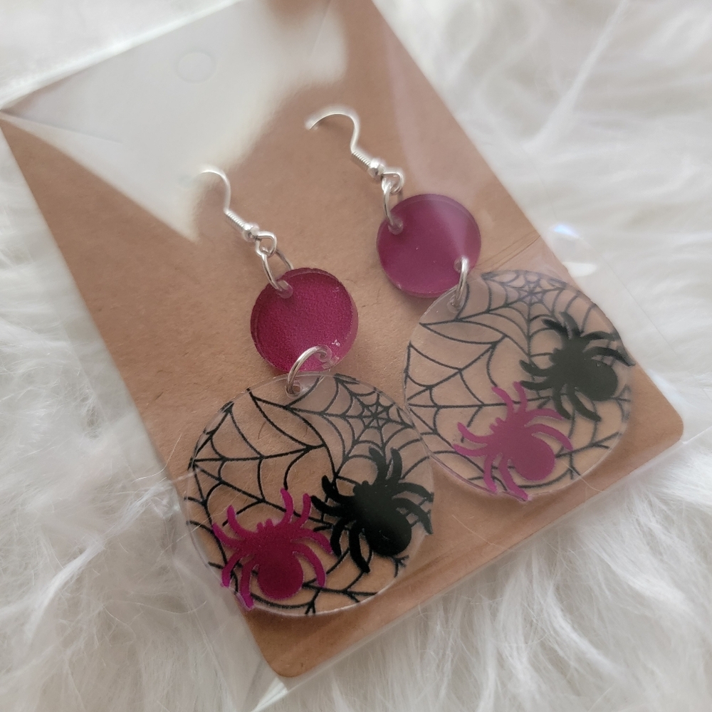Spider Wed Earrings